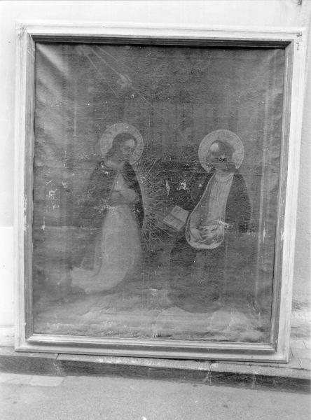 ANNUNCIAZIONE (dipinto) - bottega toscana (seconda metà sec. XVII)