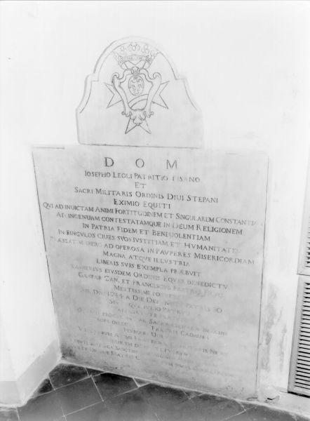 lastra tombale - bottega toscana (sec. XVIII)