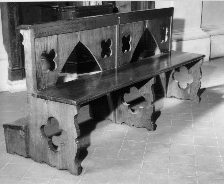 panca, serie - bottega toscana (inizio sec. XX)