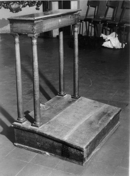 inginocchiatoio - bottega toscana (prima metà sec. XIX)