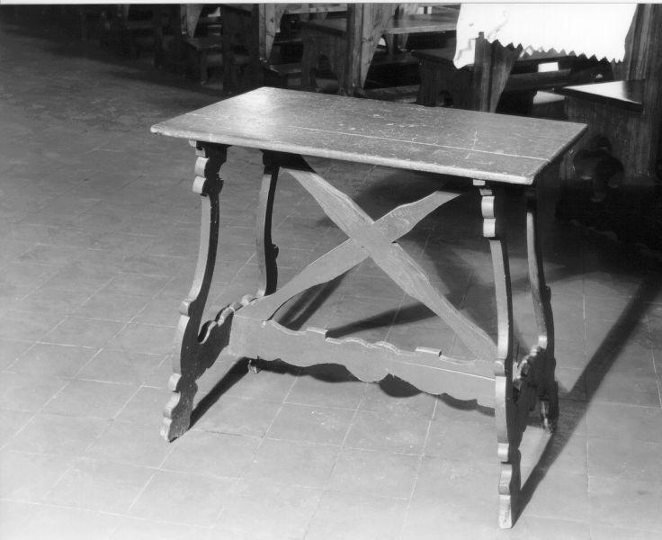 tavolino - bottega toscana (seconda metà sec. XIX)