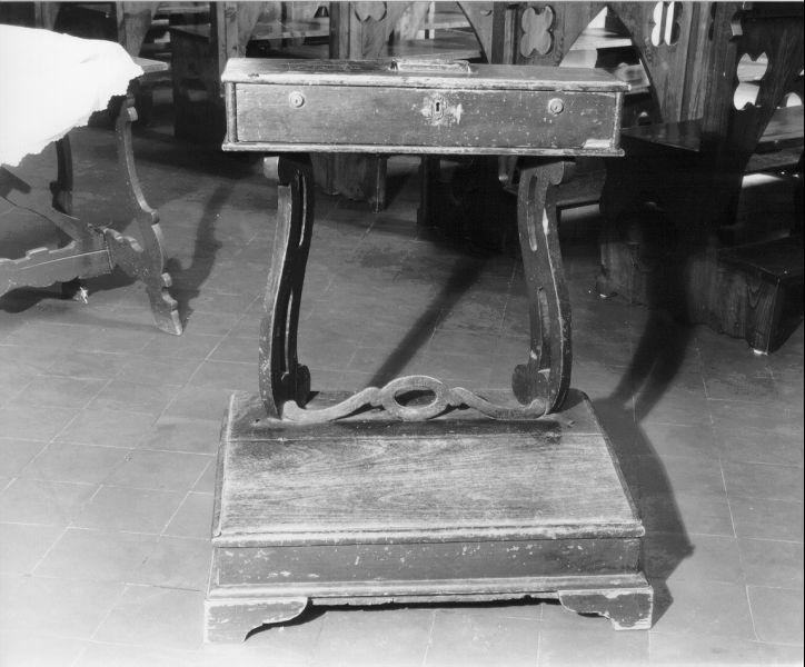 inginocchiatoio - bottega toscana (metà sec. XIX)
