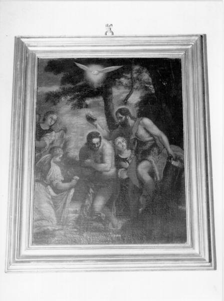 BATTESIMO DI CRISTO (dipinto) - ambito toscano (seconda metà sec. XVIII)