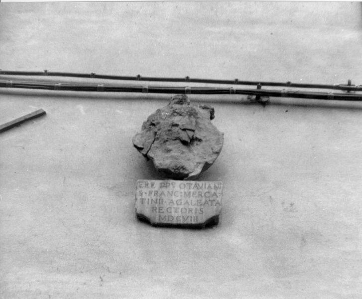 lapide - bottega toscana (sec. XVII)