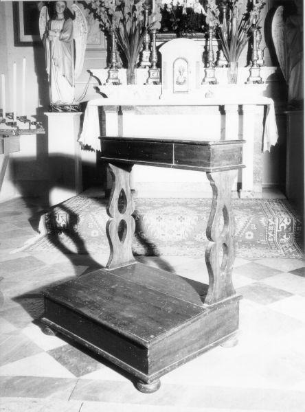 inginocchiatoio - bottega toscana (prima metà sec. XIX)