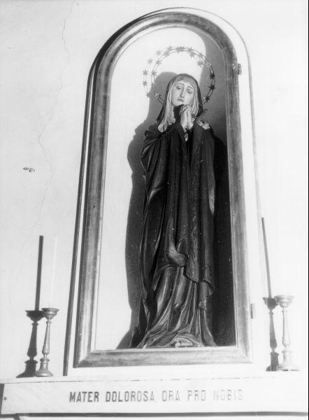 MADONNA ADDOLORATA (statua) - bottega italiana (inizio sec. XX)