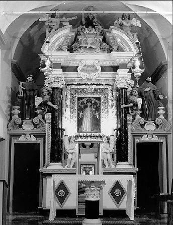 altare maggiore - ambito lunigianese (seconda metà sec. XVIII)