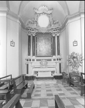 altare - ambito lunigianese (seconda metà sec. XVIII)