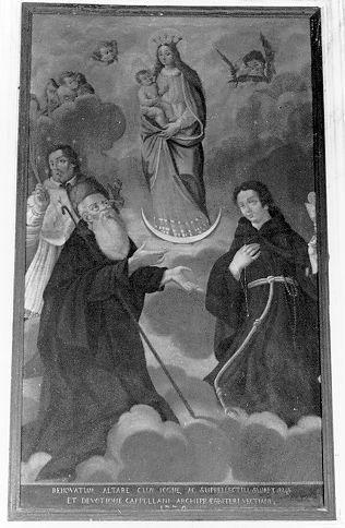 Madonna Immacolata e Santi (dipinto) - ambito lunigianese (sec. XVIII)