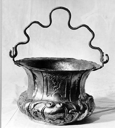 secchiello per l'acqua benedetta - bottega toscana (ultimo quarto sec. XVII)