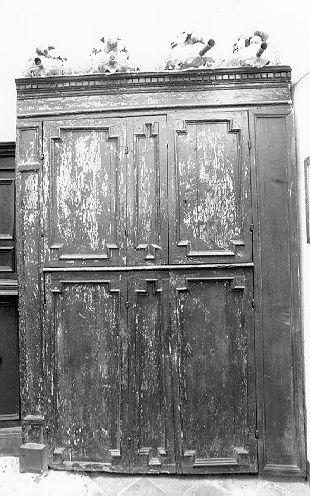 mobile da sacrestia - ambito lunigianese (metà sec. XVII)