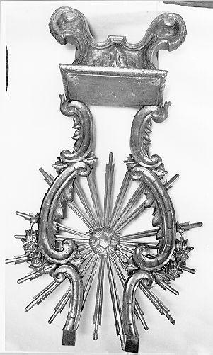 tronetto per esposizione eucaristica - ambito lunigianese (inizio sec. XIX)