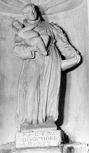 Sant'Antonio da Padova (statua) - ambito lunigianese (sec. XVIII)