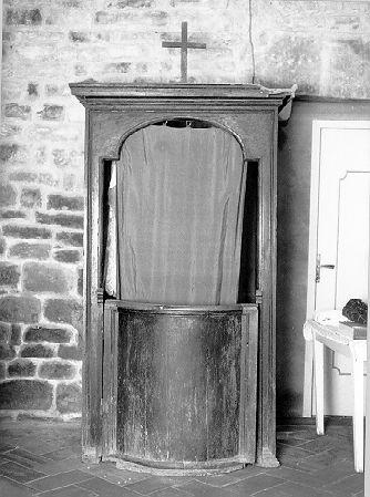 confessionale - ambito lunigianese (sec. XIX)