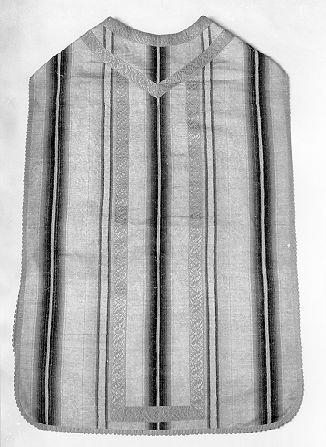 paramento liturgico - manifattura emiliana (fine/inizio secc. XVIII/ XIX)