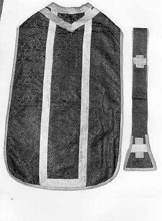 paramento liturgico - manifattura toscana (seconda metà sec. XVII)