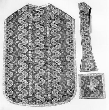 paramento liturgico - manifattura italiana (terzo quarto sec. XVIII)