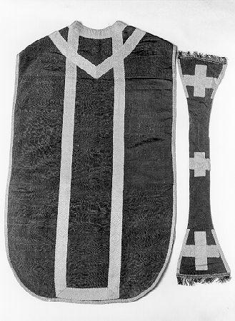 paramento liturgico - manifattura italiana (fine/inizio secc. XVIII/ XIX)