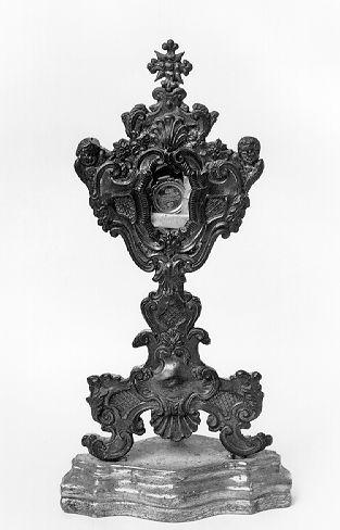 reliquiario - bottega ligure (primo quarto sec. XVIII)