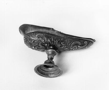 navicella portaincenso - a galeone - manifattura toscana (sec. XVIII)