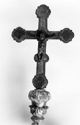 Santi (croce processionale) - manifattura toscana (seconda metà sec. XV)
