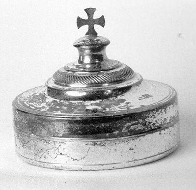 scatola per ostie - ambito italiano (metà sec. XX)