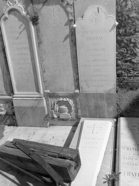 monumento funebre - ambito toscano (metà sec. XIX)