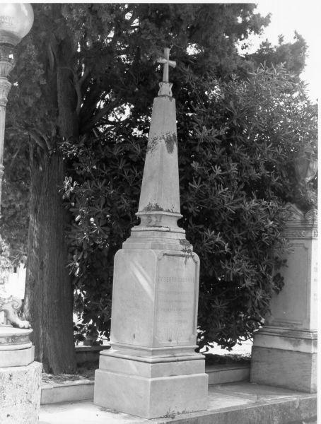 monumento funebre - ambito toscano (secc. XIX/ XX)
