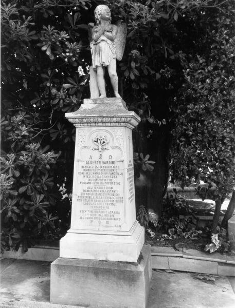 monumento funebre - ambito toscano (ultimo quarto sec. XIX)