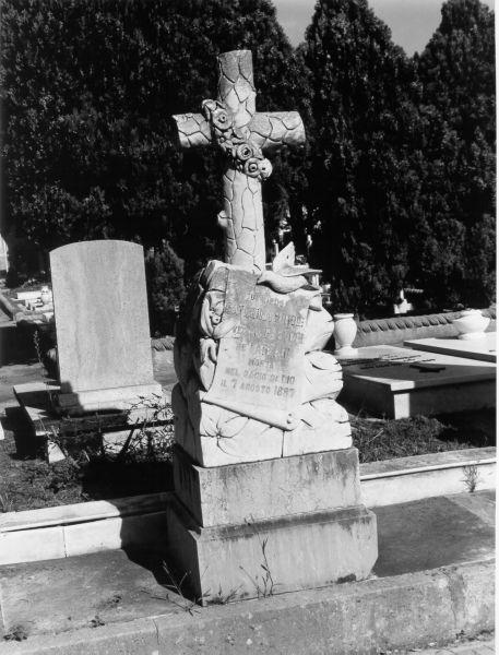 monumento funebre - ambito toscano (seconda metà sec. XIX)