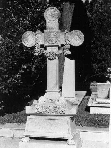 monumento funebre - ambito toscano (seconda metà sec. XIX)