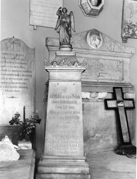 monumento funebre - ambito toscano (terzo quarto sec. XIX)