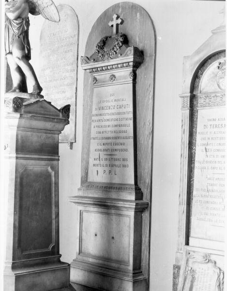 monumento funebre - ambito toscano (ultimo quarto sec. XIX)