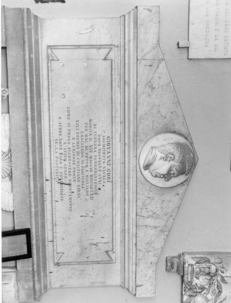 monumento funebre - ambito toscano (terzo quarto sec. XIX)