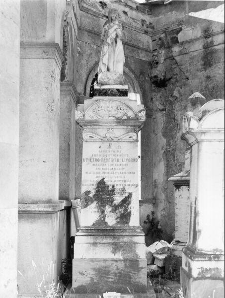 monumento funebre - bottega toscana (seconda metà sec. XIX)