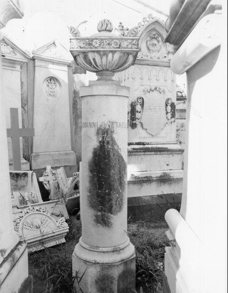 monumento funebre - bottega toscana (seconda metà sec. XIX)