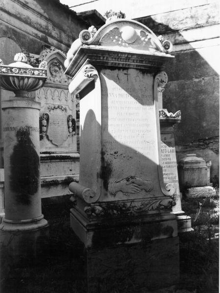 monumento funebre - bottega toscana (seconda metà sec. XIX)