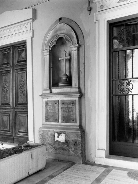 monumento funebre - bottega toscana (seconda metà sec. XIX)