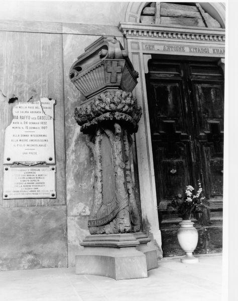 monumento funebre - bottega toscana (primo quarto sec. XX)