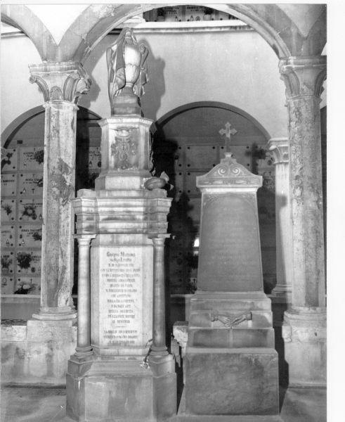 monumento funebre - bottega toscana (ultimo quarto sec. XIX)