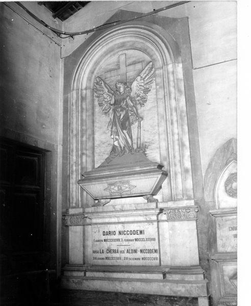 monumento funebre - bottega toscana (ultimo quarto sec. XIX)