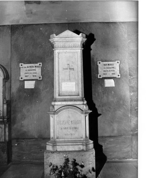 monumento funebre - bottega toscana (terzo quarto sec. XIX)