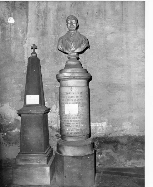 monumento funebre - bottega toscana (terzo quarto sec. XIX)