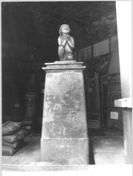 monumento funebre - bottega toscana (metà sec. XIX)