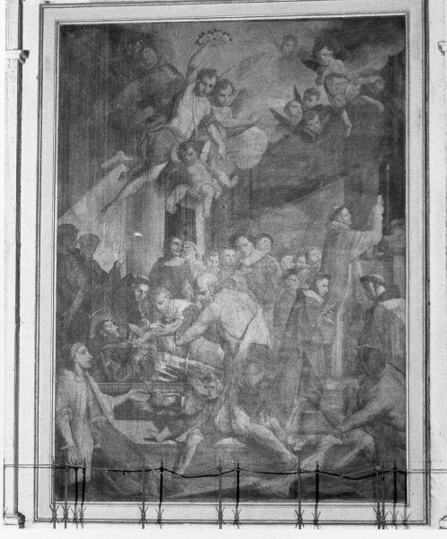 Morte di San Antonio da Padova (dipinto, ciclo) di Carlini Alberico Clemente (sec. XVIII)