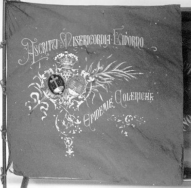 stendardo - manifattura toscana (fine/inizio secc. XIX/ XX)