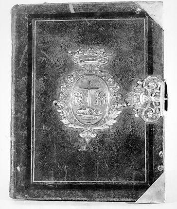 coperta di libro liturgico - bottega toscana (sec. XIX)