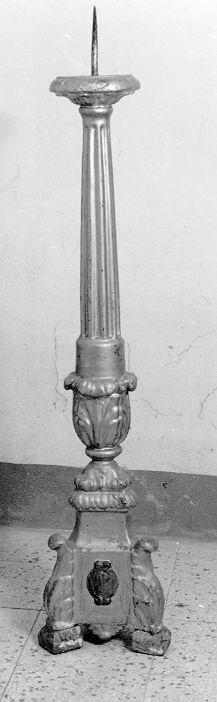 candeliere, coppia - bottega italiana (prima metà sec. XIX)