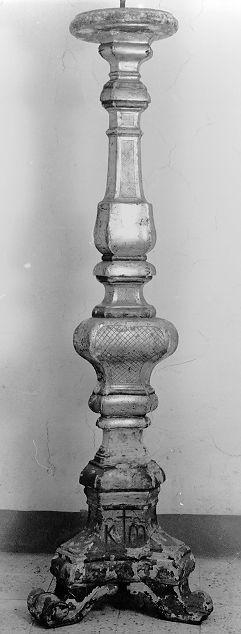 candeliere - bottega italiana (seconda metà sec. XVIII)