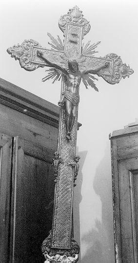 croce d'altare - bottega toscana (seconda metà sec. XVIII)